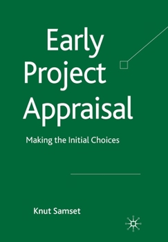 Paperback Early Project Appraisal: Making the Initial Choices Book