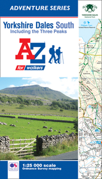 Paperback Yorkshire Dales South A-Z Adventure Atlas Book