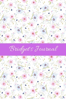 Paperback Bridget's Journal: Cute Personalized Name College-Ruled Notebook for Girls & Women - Blank Lined Gift Journal/Diary for Writing & Note Ta Book