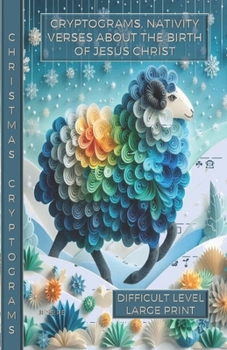 Paperback Cryptograms, Nativity: Encrypted Bible verses related to Christ Book