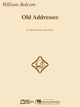 Paperback Old Addresses: For Baritone and Piano Book