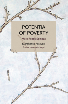 Paperback Potentia of Poverty: Marx Reads Spinoza Book