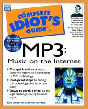 Paperback Complete Idiot's Guide to MP3: Music on the Internet Book