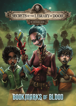 Library Binding Bookmarks of Blood Book