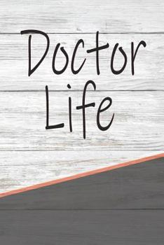 Paperback Doctor Life: Personalized Rustic Isometric Dot Notebook 120 Pages 6x9 Book