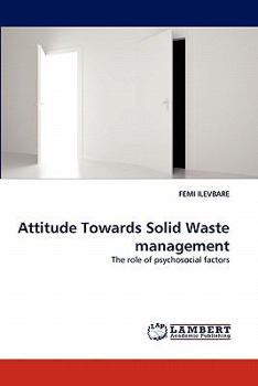 Paperback Attitude Towards Solid Waste management Book