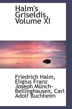 Paperback Halm's Griseldis, Volume XI Book