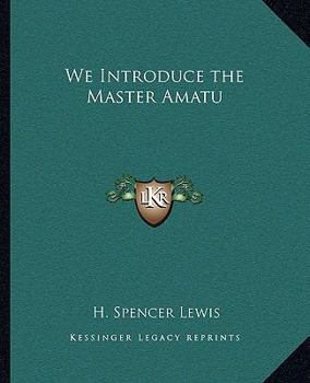 Paperback We Introduce the Master Amatu Book