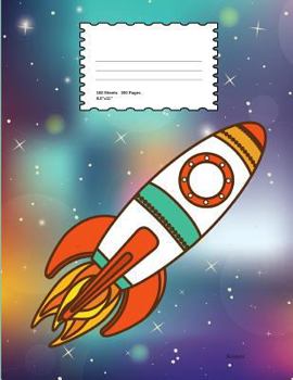Paperback Rocket: School Supplies Composition Book and Journal for Kids Book