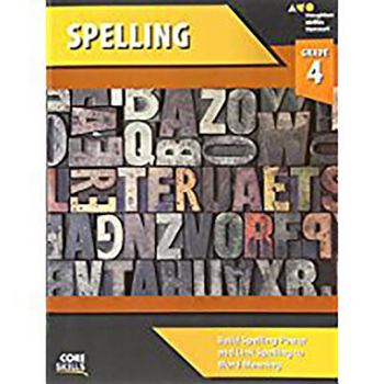 Paperback Core Skills Spelling Workbook Grade 4 Book