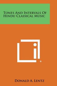 Paperback Tones And Intervals Of Hindu Classical Music Book