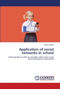 Paperback Application of social networks in school Book