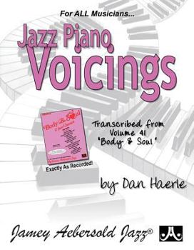 Paperback Jazz Piano Voicings: Transcribed from Volume 41 Body & Soul Book