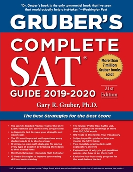 Paperback Gruber's Complete SAT Guide 2019-2020 Book
