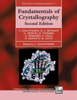 Paperback Fundamentals of Crystallography Book