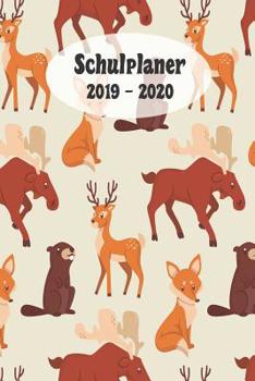 Schulplaner 2019 - 2020: Pony Elefant Katze Kaninchen das hausaufgabenheft 2019 - 2020 f�r das neue schuljahr; mit kalender, stundenplan f�r jedes semester, wochenplaner, kontaktliste und geburtstags 