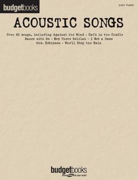 Paperback Acoustic Songs Book