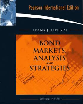 Paperback Bond Markets, Analysis, and Strategies Book