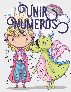 Paperback Unir Numeros: Libro de actividades para niños, Unir puntos infantil, Unir puntos numeros niños 4-10 años. [Spanish] Book