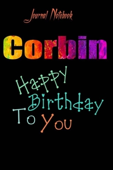 Paperback Corbin: Happy Birthday To you Sheet 9x6 Inches 120 Pages with bleed - A Great Happybirthday Gift Book