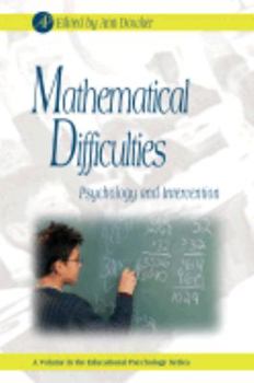 Hardcover Mathematical Difficulties: Psychology and Intervention Book