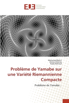 Paperback Problème de Yamabe sur une Variété Riemannienne Compacte [French] Book