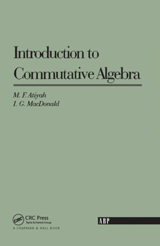 Hardcover Introduction To Commutative Algebra Book