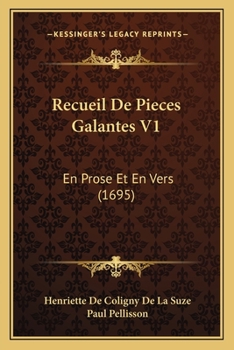 Paperback Recueil De Pieces Galantes V1: En Prose Et En Vers (1695) [French] Book