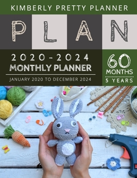 Paperback 5 year monthly planner 2020-2024: 2020-2024 Five Year Planner - 60 Months Calendar, 5 Year Appointment Calendar, Business Planners, Agenda Schedule Or Book