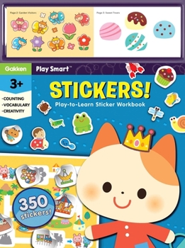 Paperback Play Smart Stickers!: Play-To-Learn Sticker Workbook Book