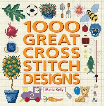 Paperback 1000 Great Cross Stitch Designs Book