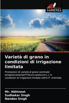 Paperback Varietà di grano in condizioni di irrigazione limitata [Italian] Book
