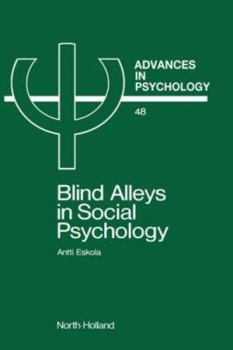 Hardcover Advances in Psychology V48 Book