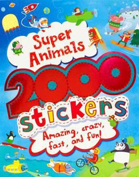 Paperback Super Animals 2000 Stickers Book