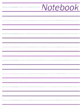 Notebook: (8.5" x 11") Notebook