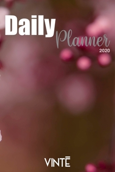 Paperback Cherry Blossom Daily Planner 2020: Vinté Apparel Book