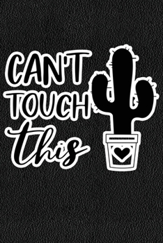 Paperback Can't Touch This: Black Leather Print Sassy Mom Journal / Snarky Notebook Book