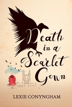 Paperback Death in a Scarlet Gown Book