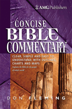 Hardcover Amg Concise Bible Commentary Book
