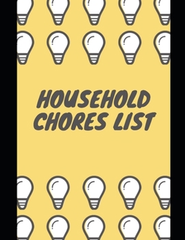 Paperback Household Chores List: Checklist Book