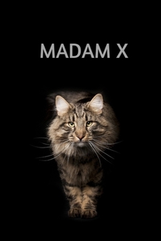 Madam X: Personalized Name Journal Notebook for Cat and Unicorn Lovers - (Wide Ruled Notebook, 100 Pages, 6x9 inches)