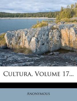 Paperback Cultura, Volume 17... [Italian] Book