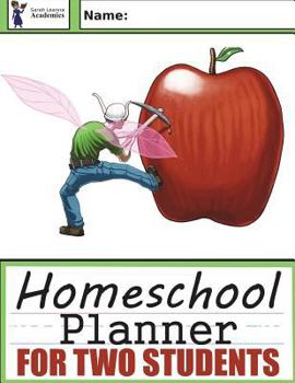 Paperback Homeschool Planner for Two Students Book