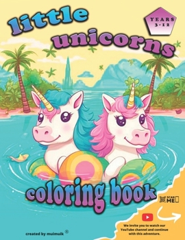 Paperback little unicorns coloring book