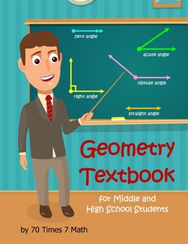 Paperback Geometry Textbook for Middle and High School Students Book