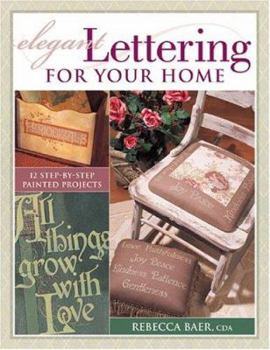 Paperback Elegant Lettering for Your Home Book