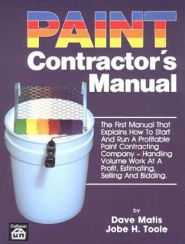 Paperback Paint Contractor's Manual Book