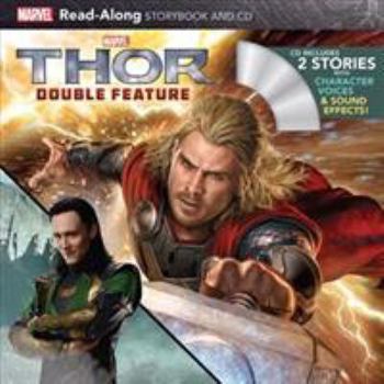 Paperback Thor Double Feature Read-Along Storybook and CD [With Audio CD] Book