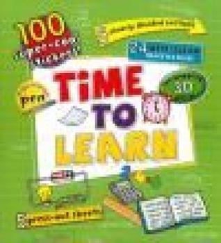 Hardcover Time to Learn - The Ultimate Activity Work Station Book
