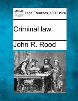 Paperback Criminal Law. Book